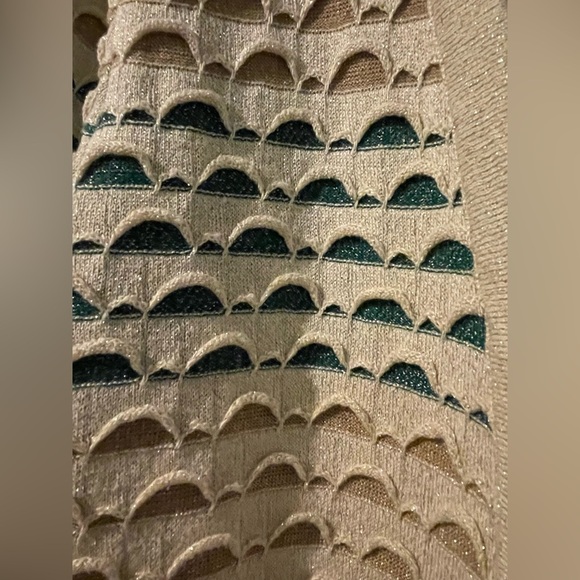 Alfred Dunner Emerald Isle cardigan, tank and necklace-small Like new - Picture 2 of 9